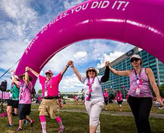 Pink Soles in Motion Raises Over $1Million for Susan G. Komen 3-Day Walk
