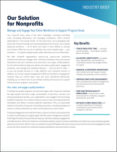 Our HCM Solution for Nonprofits