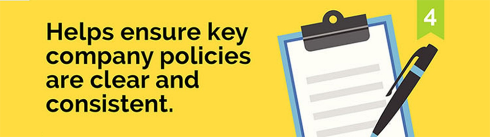 Illustration of Employee Handbook