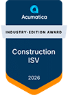 Acumatica Badges Industry Edition Award Construction Isv - Workforce Go
