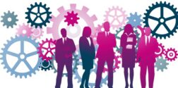 people with gears
